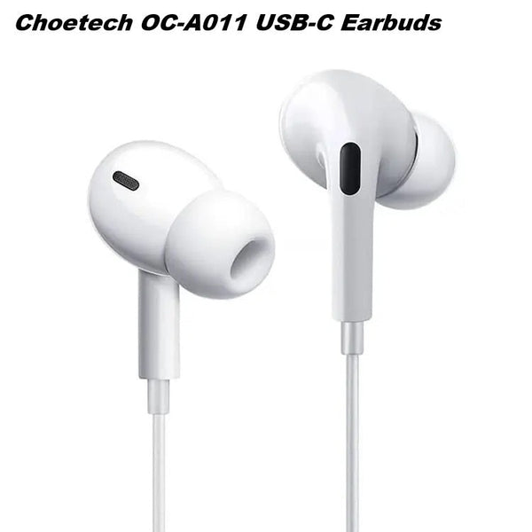 Choetech Oc A011 Usb In Ear Headphones 1.2M White Wired Earphones