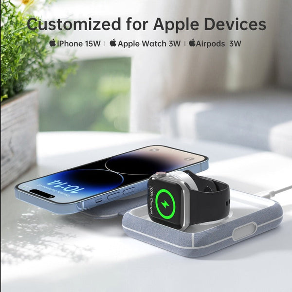 Chargers & Cradles Choetech T323 2 In 1 Magsafe&Mfi Wireless Charger