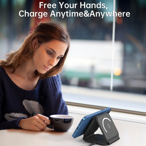 Chargers & Cradles Choetech T588 F Bk 3 In 1 Foldable Fast Wireless Charger For Phone/Watch/Earphone