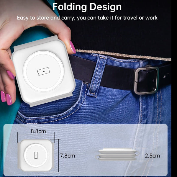 Chargers & Cradles Choetech T588 F Wh 3 In 1 Foldable Fast Wireless Charger For Phone/Watch/Earphone