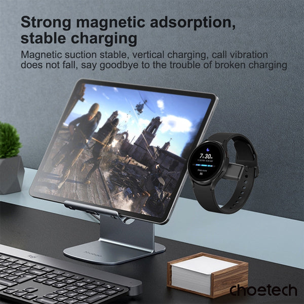 Choetech T606 F Usb A +Usb C Magnetic Charger For Samsung & Apple Watch Chargers & Cradles