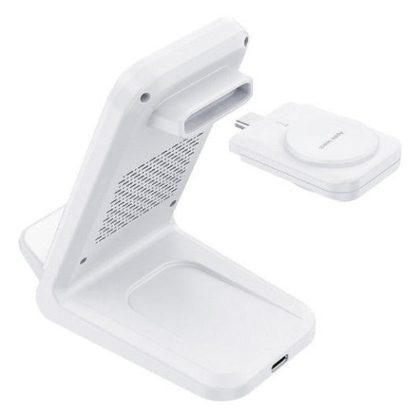 Choetech T608 F 15W 4 In 1 Wireless Charger Stand For Iwatch And Samsung Watch Chargers & Cradles