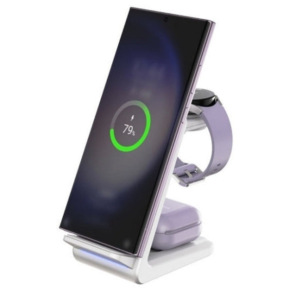 Choetech T608 F 15W 4 In 1 Wireless Charger Stand For Iwatch And Samsung Watch Chargers & Cradles