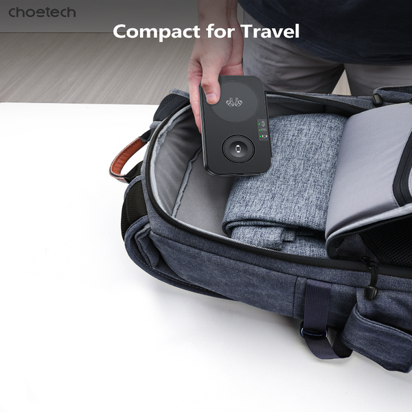 Choetech T616 F Bk 3In1 Magnetic Foldable Wireless Charger Chargers & Cradles