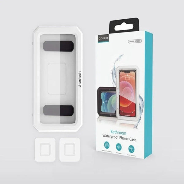 Choetech Wpc008 Bathroom Waterproof Phone Holder (Up To 6.7 Inch) White Mounts & Holders