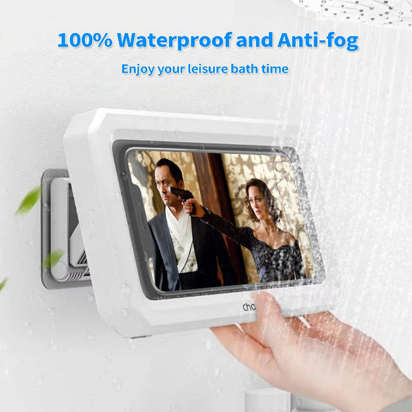 Choetech Wpc008 Bathroom Waterproof Phone Holder (Up To 6.7 Inch) White Mounts & Holders
