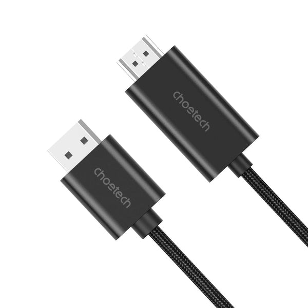 Choetech Xdh01 4K 60Hz Displayport Male To Hdmi Braided Cable 2M Monitor/Av Cables & Adapters