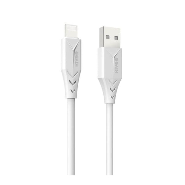 Kivee Kv Ct326 8 Pin Iphone Charging Cable 1M White Cables & Adapters