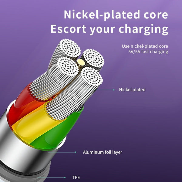 Kivee Kv Ct326 8 Pin Iphone Charging Cable 1M White Cables & Adapters