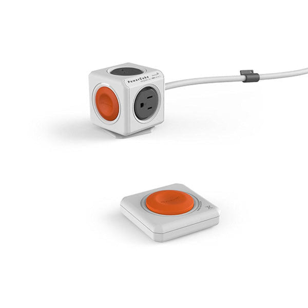 Allocacoc Powercube Extended Remote 4 Outlets + Control Button Power Strips & Surge Protectors