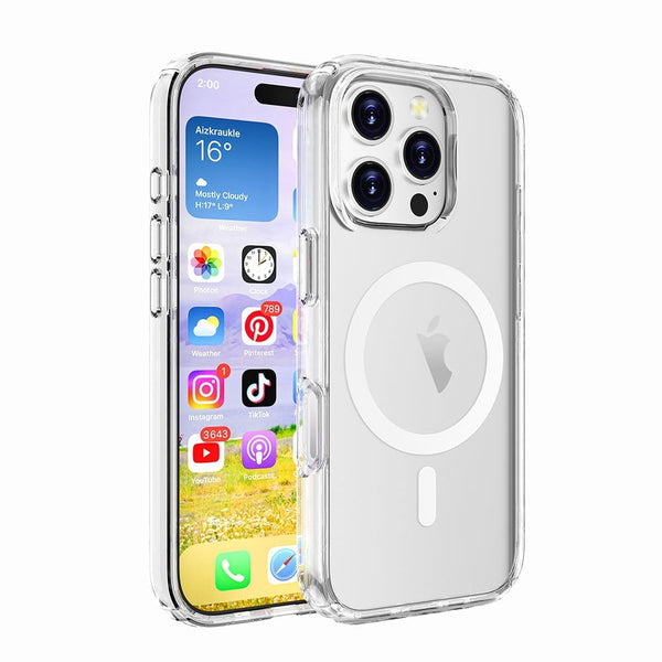 Ultimake Shockproof Transparent Magsafe Cover Case For Iphone 16 Pro Max Cases Covers & Skins