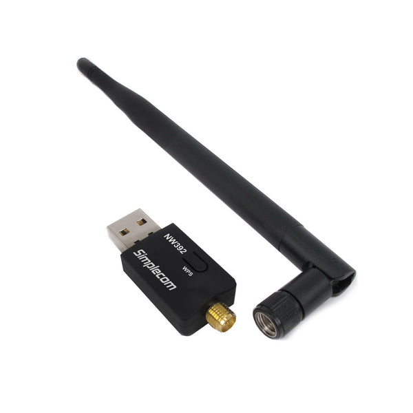 Simplecom Nw392 Usb Wireless Wifi Adapter 802.11N 300Mbps 5Dbi Antenna Usb Wi Fi Adapters/Dongles