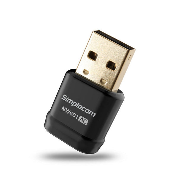 Simplecom Nw601 Ac600 Mini Wifi Dual Band Wireless Usb Adapter Usb Wi Fi Adapters/Dongles