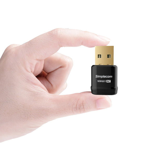 Simplecom Nw601 Ac600 Mini Wifi Dual Band Wireless Usb Adapter Usb Wi Fi Adapters/Dongles