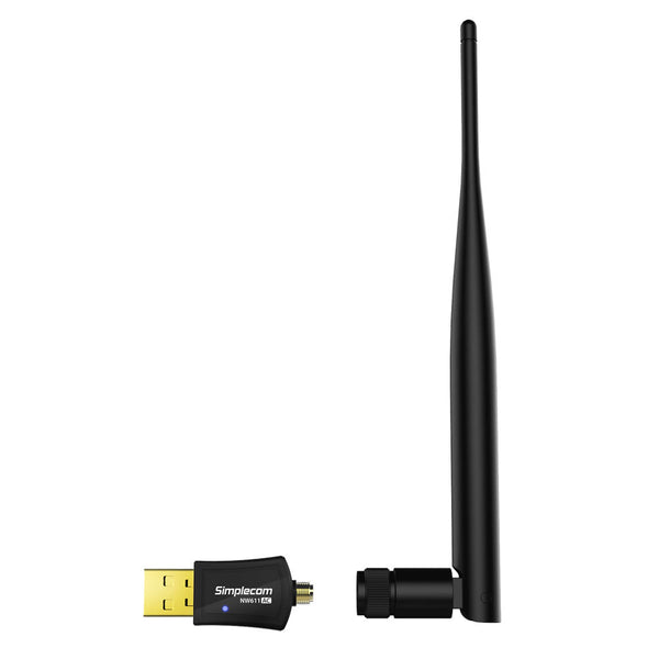Simplecom Nw611 Ac600 Wifi Dual Band Usb Adapter With 5Dbi High Gain Antenna Usb Wi Fi Adapters/Dongles