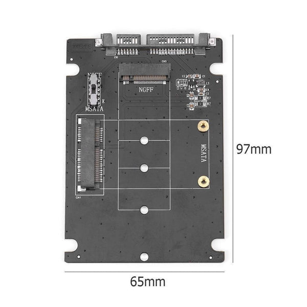 Simplecom Sa207 Msata + M.2 (Ngff) To Sata In 1 Combo Adapter Other Drives Storage & Media