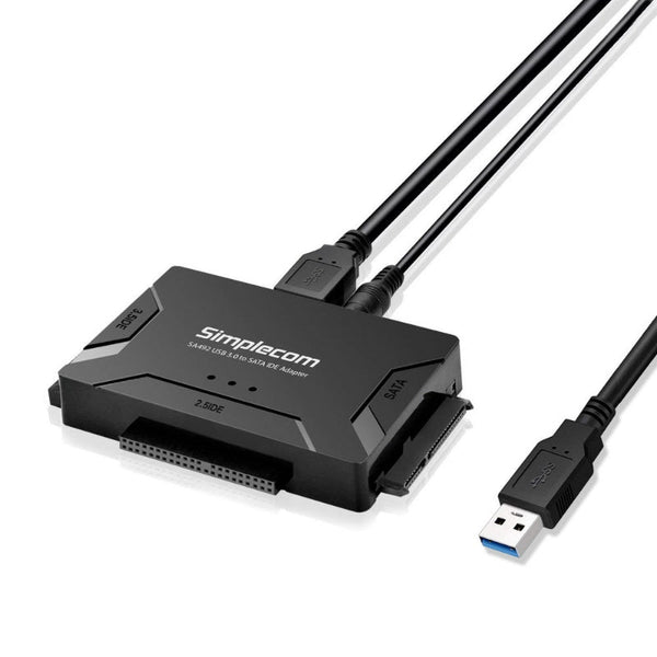 Simplecom Sa492 Usb 3.0 To 2.5/3.5/5.25 Inch Sata Ide Adapter With Power Supply Other Drives Storage & Media