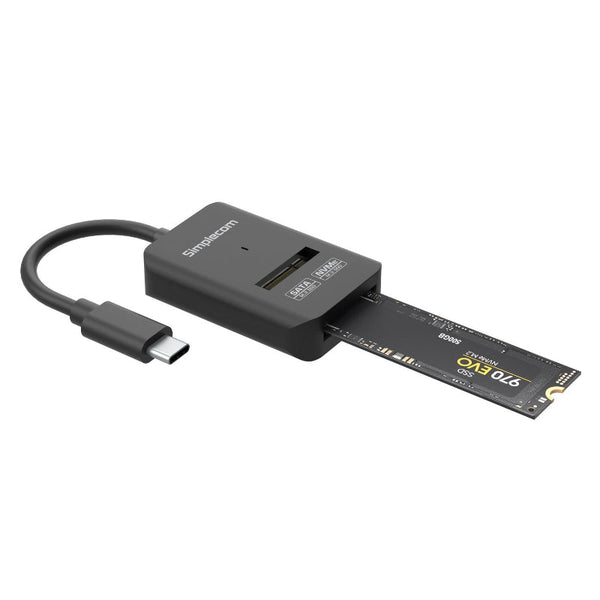 Simplecom Sa506 Nvme / Sata Dual Protocol M.2 Ssd To Usb C Adapter Converter 3.2 Gen 10Gbps Drive Enclosures & Docks