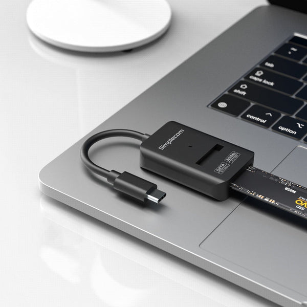 Simplecom Sa506 Nvme / Sata Dual Protocol M.2 Ssd To Usb C Adapter Converter 3.2 Gen 10Gbps Drive Enclosures & Docks
