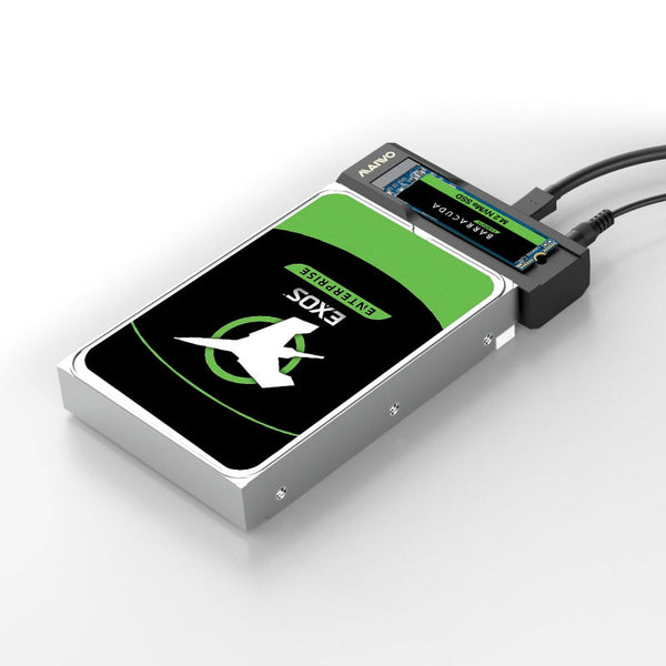 Simplecom Sa536 Usb To M.2 And Sata In 1 Adapter For 2.5"/3.5" Hdd & Nvme/Sata Ssd With Power Supply 3.2 Gen2 10Gbps Other Drives Storage & Media