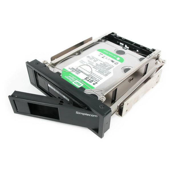 Simplecom Sc314 Internal 5.25" Bay Mobile Rack 3.5" Sata Hdd Backplane Enclosure Drive Enclosures & Docks