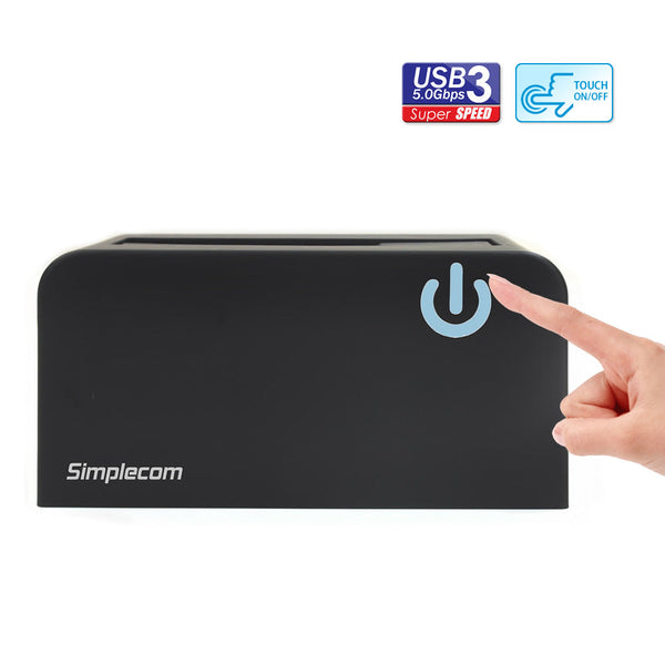 Simplecom Sd326 Usb 3.0 To Sata Hard Drive Docking Station For 3.5" And 2.5" Hdd Ssd Drive Enclosures & Docks