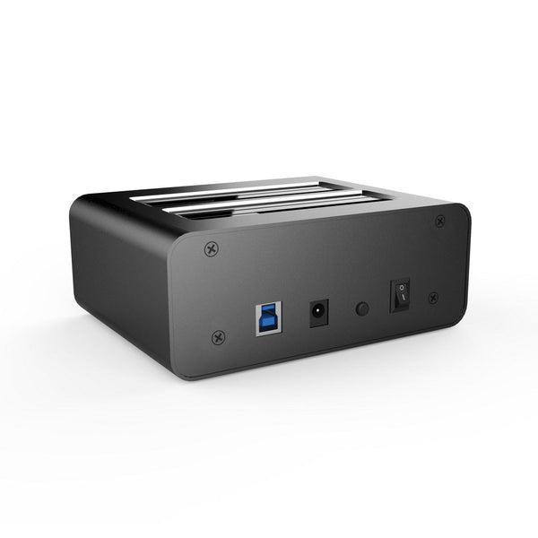 Simplecom Sd352 Usb 3.0 To Dual Sata Aluminium Docking Station With Port Hub And 1 2.1A Charger Drive Enclosures & Docks