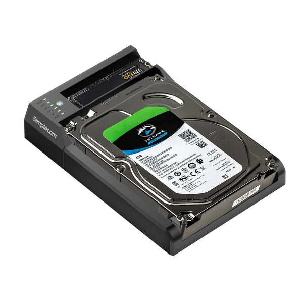 Simplecom Sd570 Nvme M.2 + Sata Hdd And Ssd Dual Bay Docking Station Usb 3.2 Gen 10Gbps Offline Clone Drive Enclosures & Docks