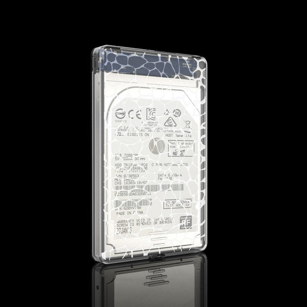 Simplecom Se101 Compact Tool Free 2.5'' Sata Usb 3.0 Hdd/Ssd Enclosure Transparent Clear Drive Enclosures & Docks