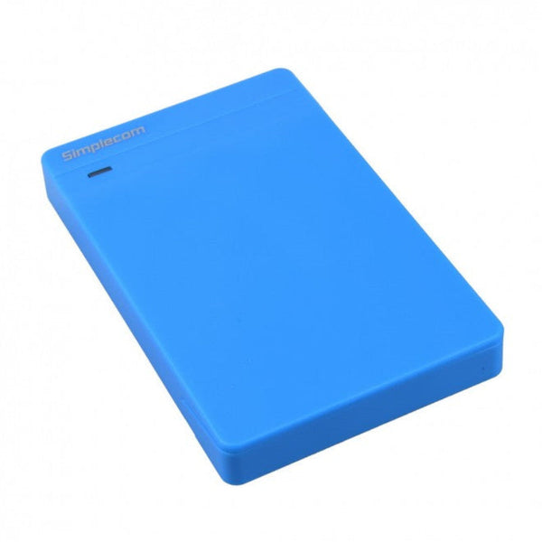 Simplecom Se203 Tool Free 2.5" Sata Hdd Ssd Usb 3.0 Hard Drive Enclosure Blue Drive Enclosures & Docks
