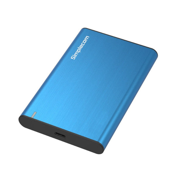 Simplecom Se221 Aluminium 2.5'' Sata Hdd/Ssd To Usb 3.1 Enclosure Blue Drive Enclosures & Docks