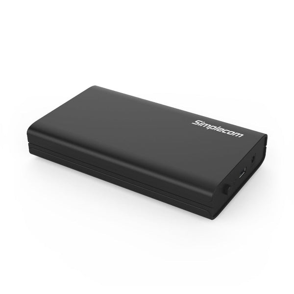 Simplecom Se301 3.5" Sata To Usb 3.0 Hard Drive Docking Enclosure Black Drive Enclosures & Docks