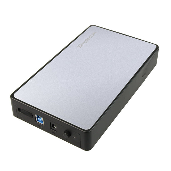 Simplecom Se325 Tool Free 3.5" Sata Hdd Usb 3.0 Hard Drive Enclosure Silver Drive Enclosures & Docks