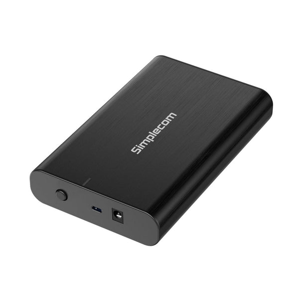 Simplecom Se331 Aluminium 3.5'' Sata To Usb C External Hard Drive Enclosure 3.2 Gen1 5Gbps Drive Enclosures & Docks