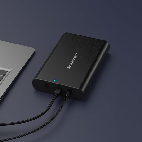 Simplecom Se331 Aluminium 3.5'' Sata To Usb C External Hard Drive Enclosure 3.2 Gen1 5Gbps Drive Enclosures & Docks