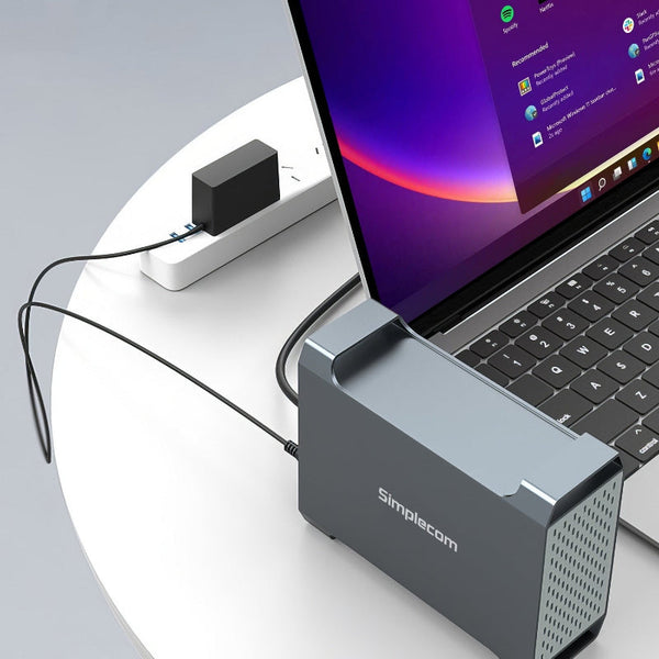 Simplecom Se482 Superspeed Usb Dual Bay 3.5" Sata Hard Drive Raid Enclosure Usb C 0/1 Jbod Drive Enclosures & Docks