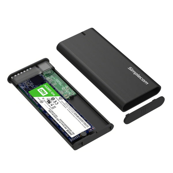 Simplecom Se502c Sata M.2 Ssd To Usb C Enclosure 3.2 Gen1 5Gbps Drive Enclosures & Docks