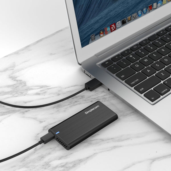 Simplecom Se502c Sata M.2 Ssd To Usb C Enclosure 3.2 Gen1 5Gbps Drive Enclosures & Docks