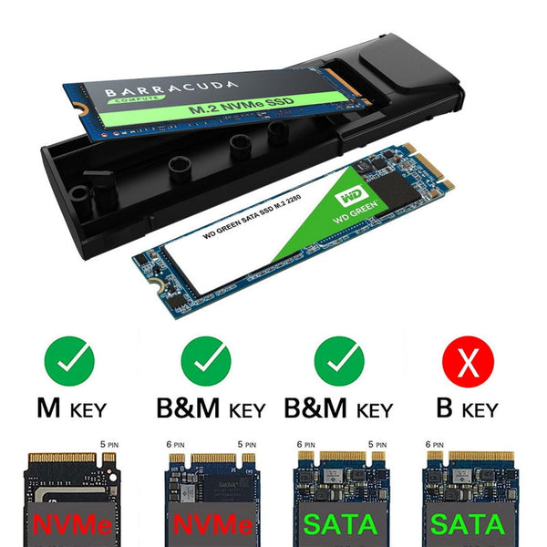 Simplecom Se504v2 Nvme / Sata Dual Protocol M.2 Ssd Usb C Enclosure Tool Free 3.2 Gen 10Gbps Drive Enclosures & Docks