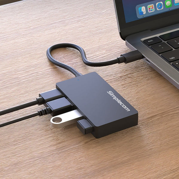 Simplecom Ch350 Superspeed Usb To 4 Port A Hub 3.2 Gen1 Usb Cables Hubs & Adapters