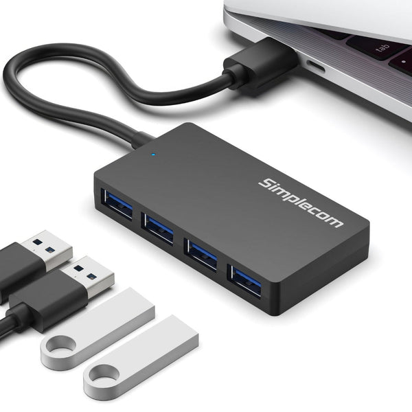 Simplecom Ch352 4 Port Superspeed Usb 3.0 Type A Hub Usb Cables Hubs & Adapters