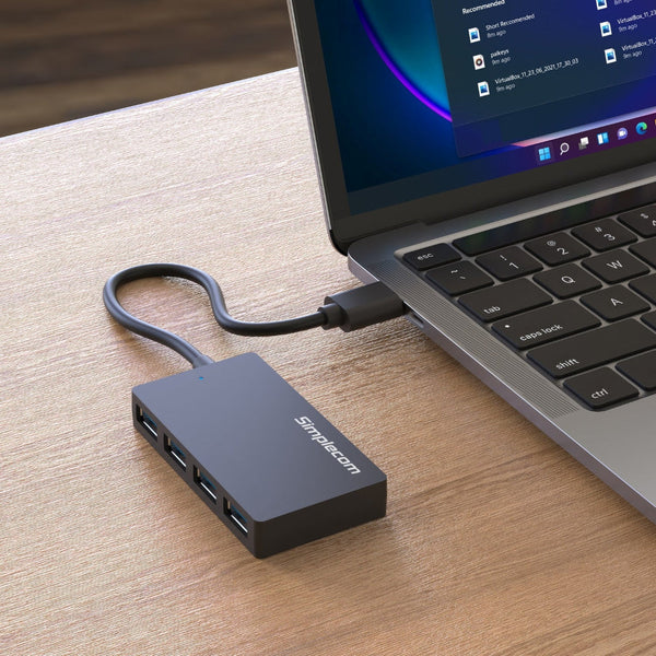 Simplecom Ch352 4 Port Superspeed Usb 3.0 Type A Hub Usb Cables Hubs & Adapters