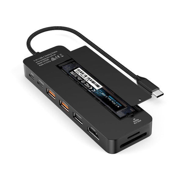 Simplecom Cht595 In 1 Usb Multiport Docking Station With Nvme M.2 Enclosure Usb Cables Hubs & Adapters