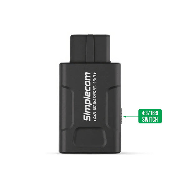 Simplecom Cm461v2 Hdmi Adapter Composite Av And S Video To Converter For Nintendo Ngc N64 Snes Sfc Monitor/Av Cables & Adapters