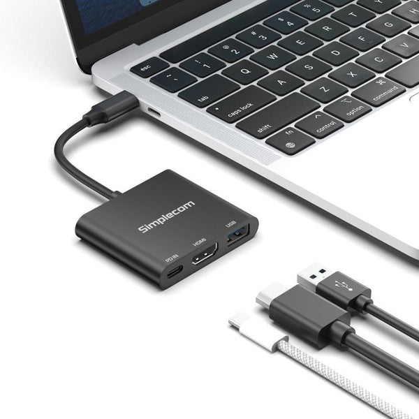 Simplecom Da320 Usb C In 1 Adapter 3.2 Gen 5Gbps Pd Hdmi 2.0 4K@60Hz Usb Cables Hubs & Adapters