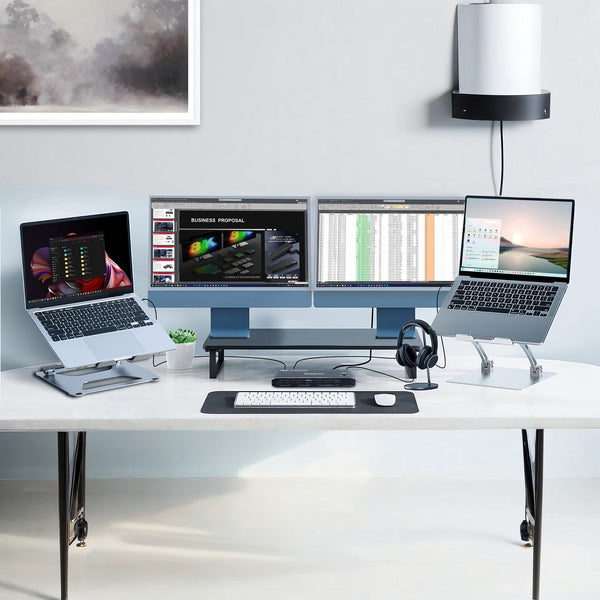 Simplecom Km590 2 Port Usb C Dual 4K Hdmi Monitor Kvm Switch And Docking Station With Network Sharing Kvm Switches