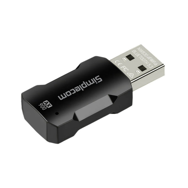 Simplecom Nw830 Wi Fi 6 And Bluetooth 5.3 Combo Usb Adapter Dual Band Ax900
