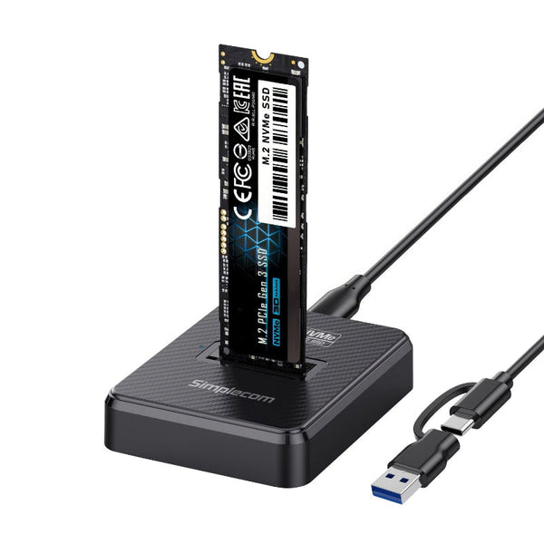 Simplecom Sd511 M.2 Ssd Docking Station Nvme And Sata Dual Protocol Usb 3.2 Gen 10Gbps Drive Enclosures & Docks