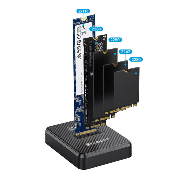 Simplecom Sd511 M.2 Ssd Docking Station Nvme And Sata Dual Protocol Usb 3.2 Gen 10Gbps Drive Enclosures & Docks