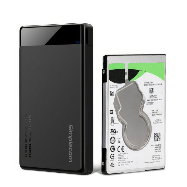 Simplecom Se109 Tool Free 2.5" Sata Hdd Ssd Usb C Enclosure 3.2 Gen Drive Enclosures & Docks